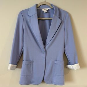 Suzy Shier Women's Button Up Blazer With Pockets